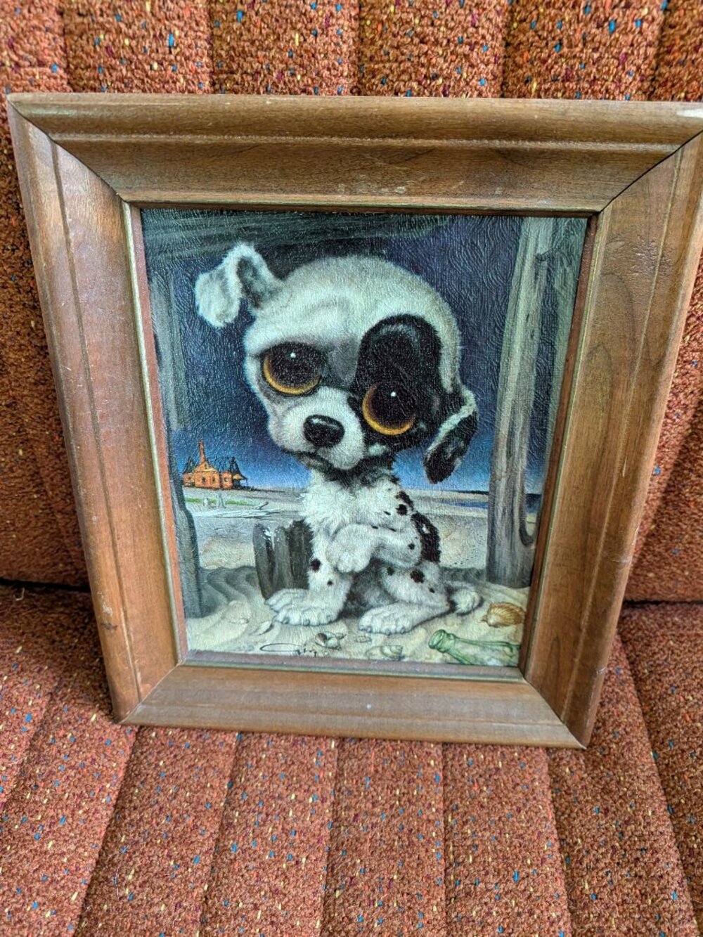 Vintage Big Eyed Puppy Dog MCM